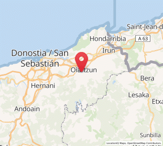 Map of Iturriotz, Basque Country