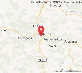 Map of Jabugo, Andalusia