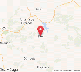 Map of Játar, Andalusia