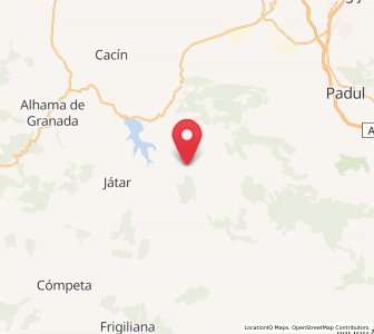 Map of Jayena, Andalusia