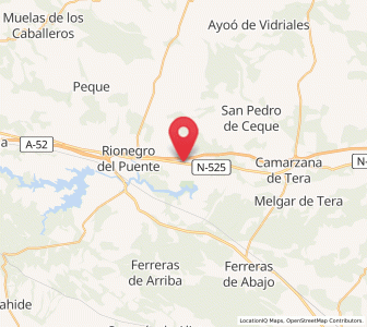 Map of Junquera de Tera, Castille and León