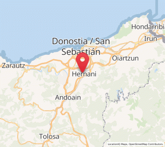 Map of Karobieta, Basque Country