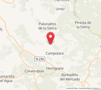 Map of La Aceña, Castille and León