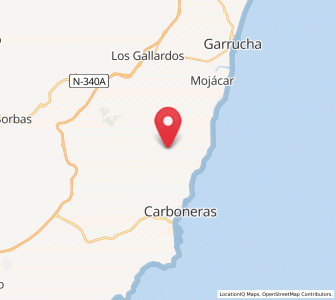 Map of La Adelfa, Andalusia