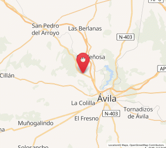 Map of La Alamedilla del Berrocal, Castille and León