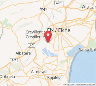 Map of La Algoda, Valencia
