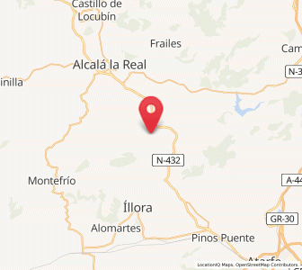 Map of La Alhondiguilla, Andalusia