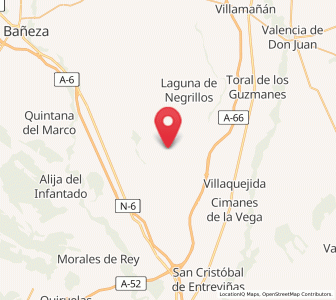 Map of La Antigua, Castille and León