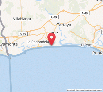 Map of La Antilla, Andalusia