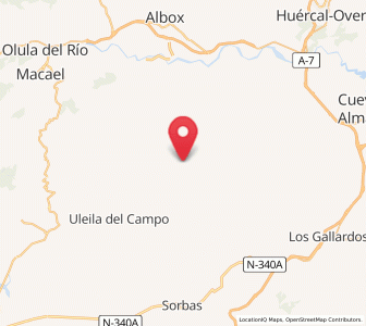 Map of La Breña, Andalusia
