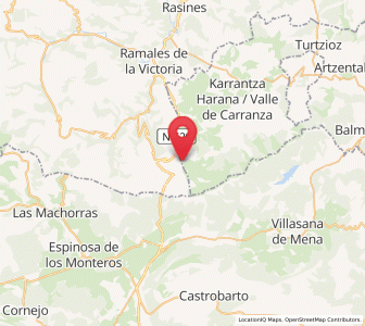 Map of La Calera del Prado, Basque Country