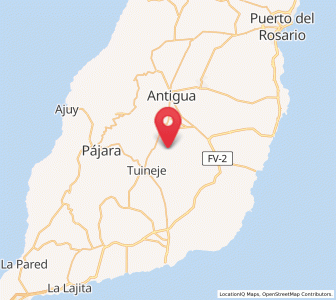 Map of La Cañada, Canary Islands
