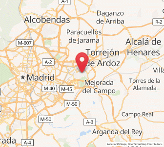 Map of La Cañada, Madrid