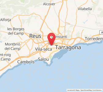 Map of La Canonja, Catalonia