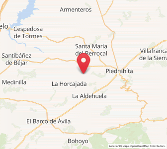 Map of La Carrera, Castille and León