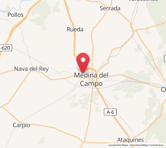 Map of La Casa Blanca, Castille and León