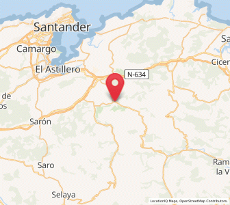 Map of La Cavada, Cantabria