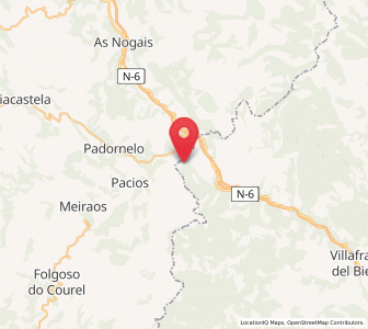 Map of La Cernada, Castille and León