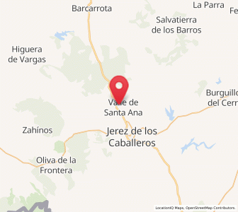 Map of La Concepción, Extremadura