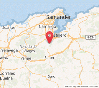 Map of La Concha, Cantabria