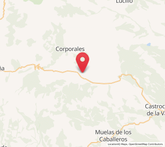 Map of La Cuesta, Castille and León