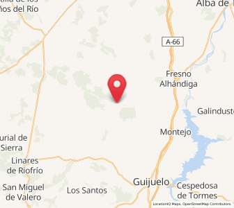 Map of La Dueña de Arriba, Castille and León