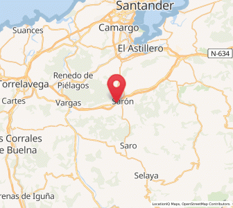 Map of La Encina, Cantabria
