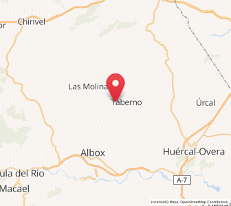 Map of La Escurría, Andalusia