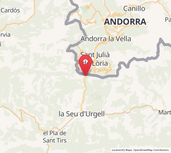 Map of La Farga de Moles, Catalonia
