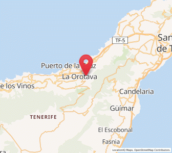 Map of La Florida, Canary Islands