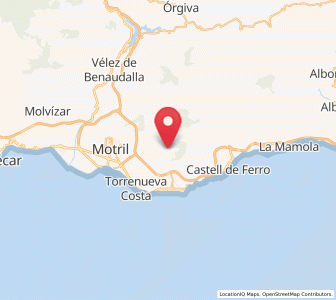 Map of La Garnatilla, Andalusia