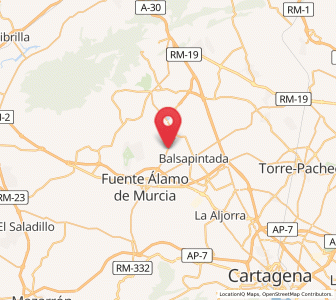 Map of La Graña, Murcia