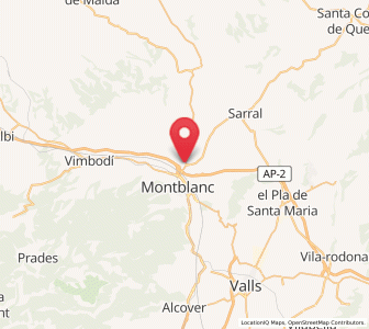 Map of La Guàrdia dels Prats, Catalonia