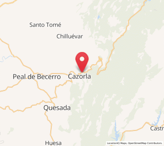 Map of La Iruela, Andalusia