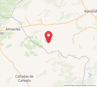 Map of La Junquera, Murcia
