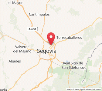Map of La Lastrilla, Castille and León