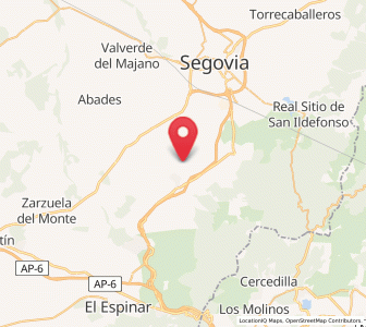 Map of La Losa, Castille and León
