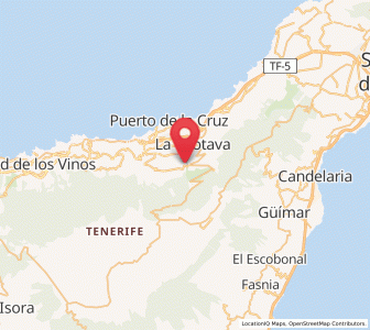 Map of La Luz, Canary Islands
