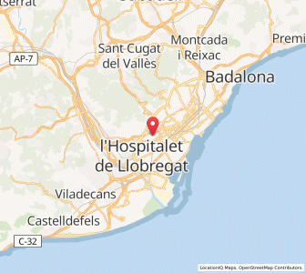 Map of la Maternitat i Sant Ramon, Catalonia