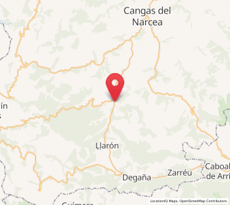 Map of La Muriella, Asturias