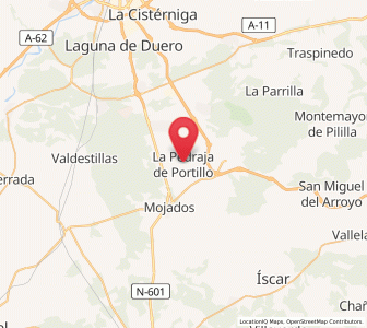 Map of La Pedraja de Portillo, Castille and León