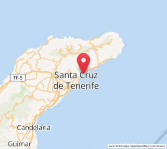 Map of La Pedrera, Canary Islands