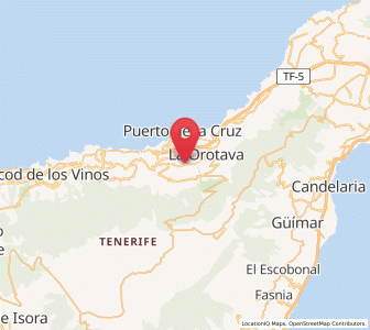Map of La Perdoma, Canary Islands