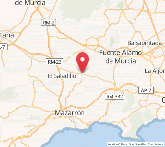 Map of La Pinilla, Murcia