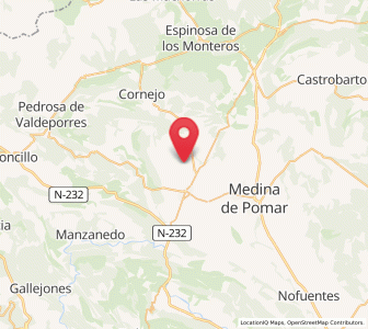Map of La Quintana de Rueda, Castille and León