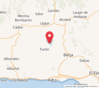 Map of La Rambla, Andalusia