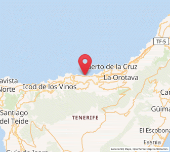 Map of La Rambla, Canary Islands