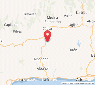 Map of La Rambla del Banco, Andalusia