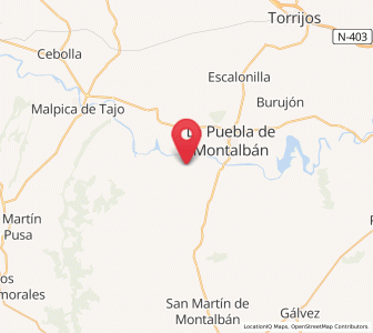 Map of La Rinconada de Tajo, Castille-La Mancha