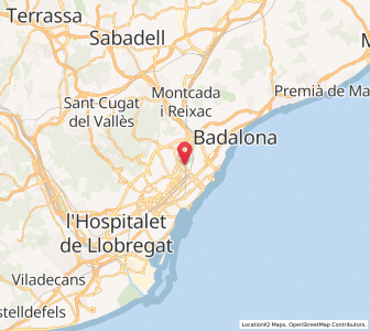 Map of La Sagrera, Catalonia